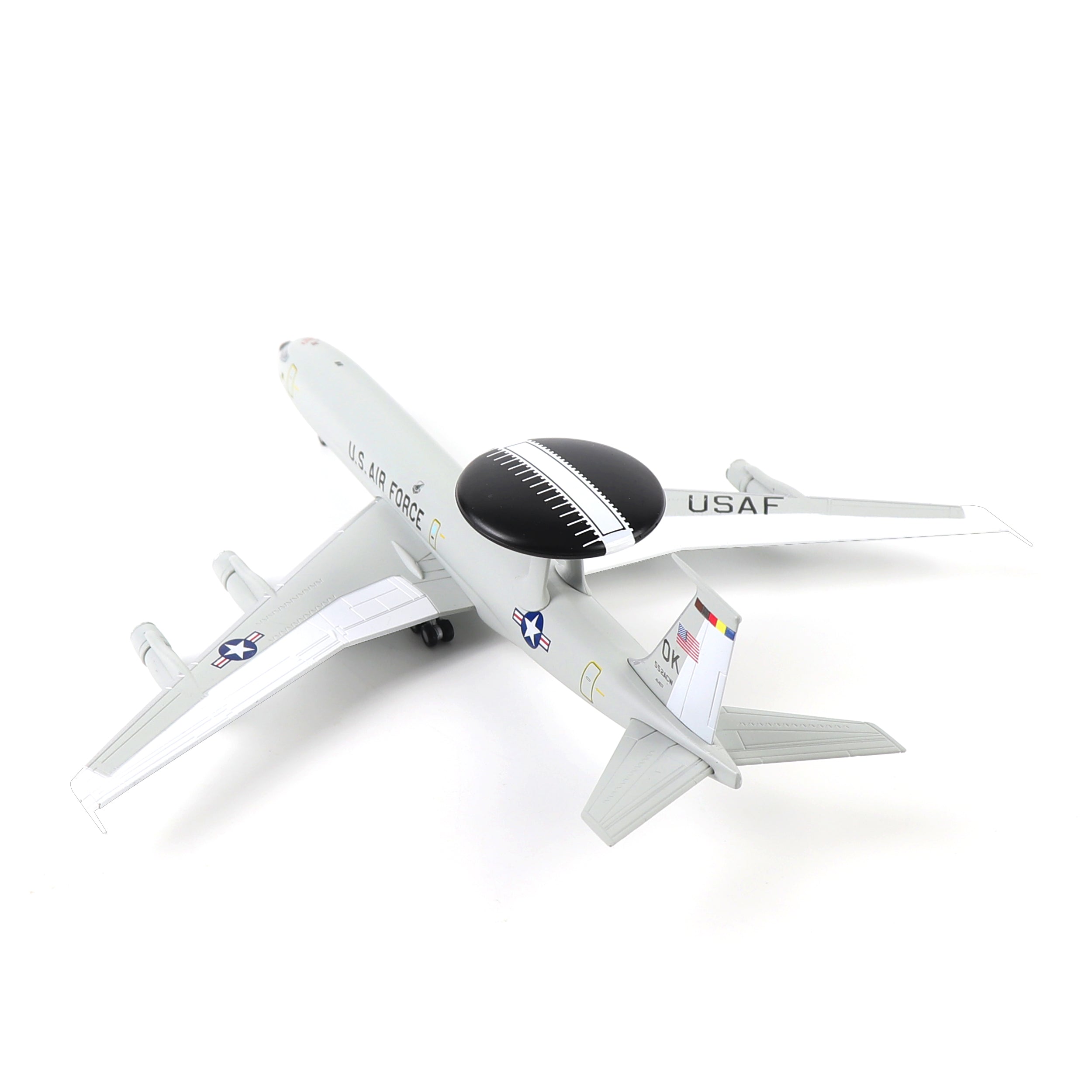 E-3 Sentry 1/200 Diecast Metal Aircraft Model – AWACS Military Plane