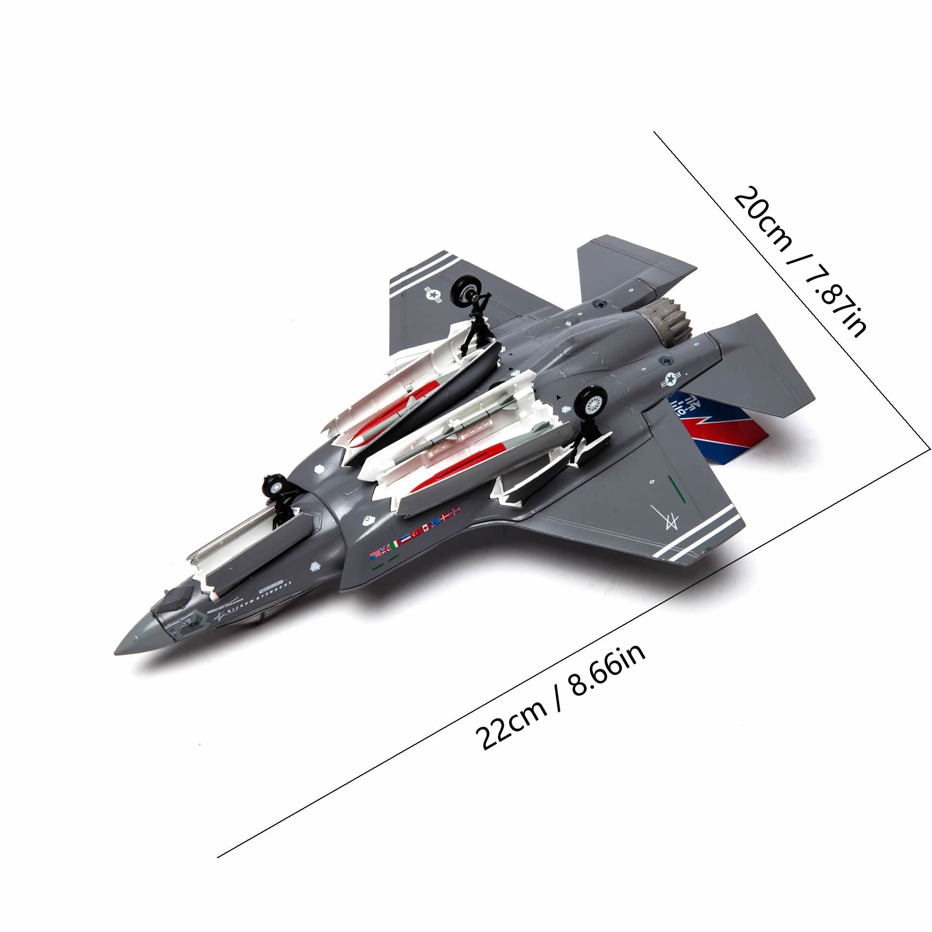 1/72 F-35A Lightning II Fighter Jet Model – EDW AFB AF-01