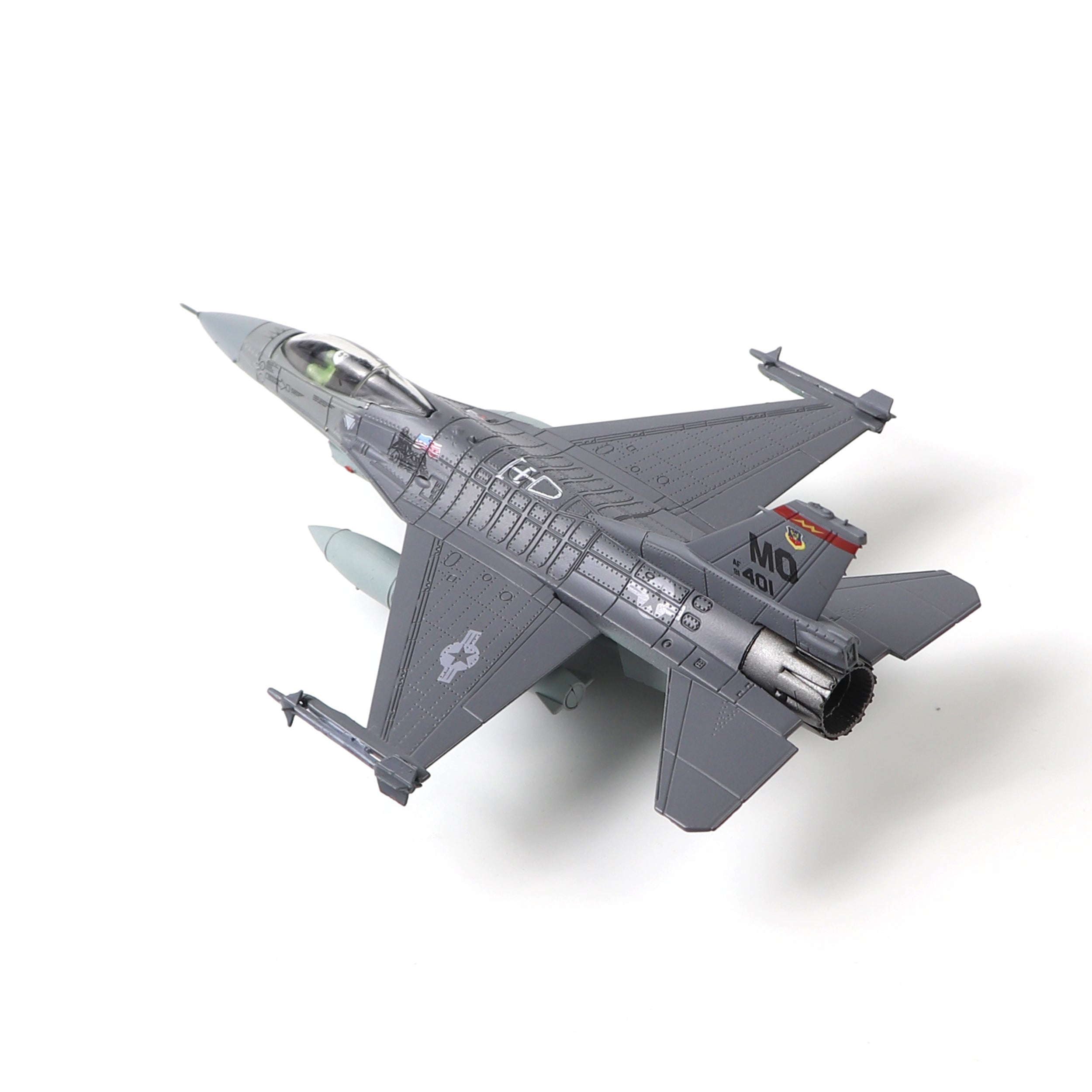 1/100 F-16C Fighting Falcon Diecast Fighter Jet Model – Military Aircraft