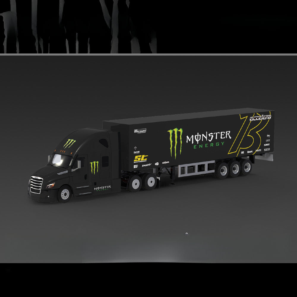 TM & Perka 1:64 Freightliner Container Truck Diecast Model