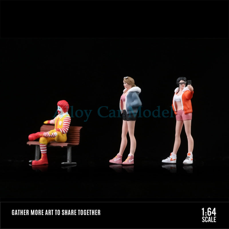 MoreArt 1:64 McDonald’s Street Snap Resin Figurine Set MODCOLS