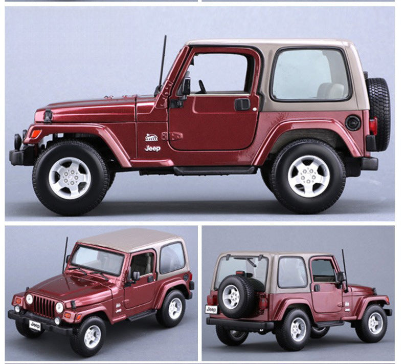 Maisto 1:18 Jeep Wrangler Sahara Diecast SUV Model MODCOLS