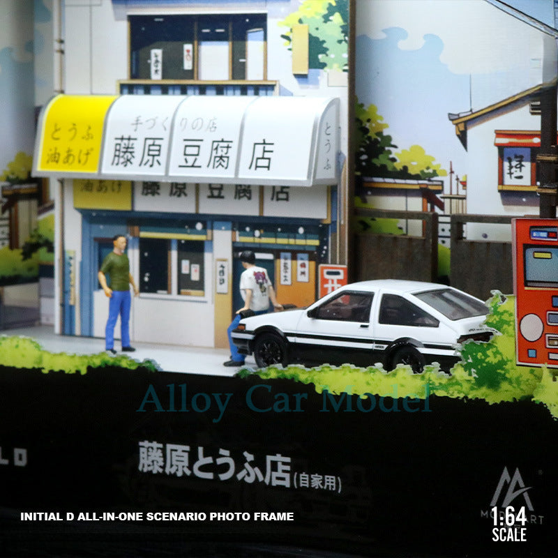Modelart 1:64 Initial D Light Up Scene Frame 3D Model MODCOLS