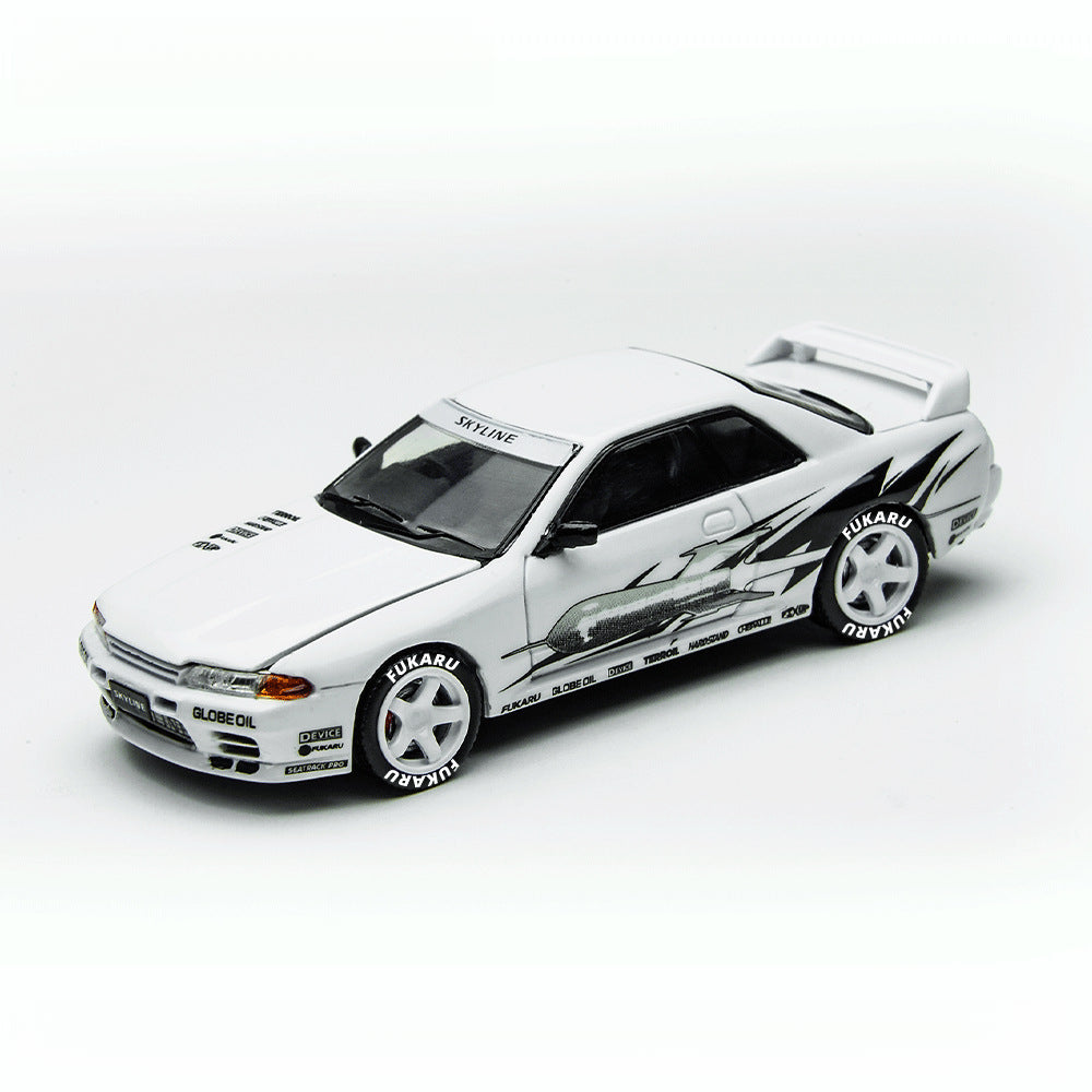 TimeMicro 1:64 Nissan Skyline GT R R32 Los Santos Drift Model MODCOLS