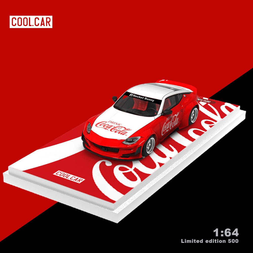Cool Car 1:64 Nissan 400Z Diecast Model – Coca Cola Livery MODCOLS