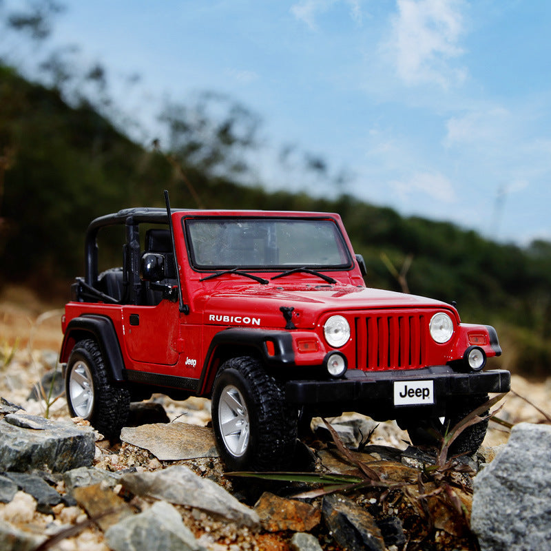 Maisto 1:18 Jeep Wrangler Rubicon Convertible Off Road SUV Diecast Model MODCOLS