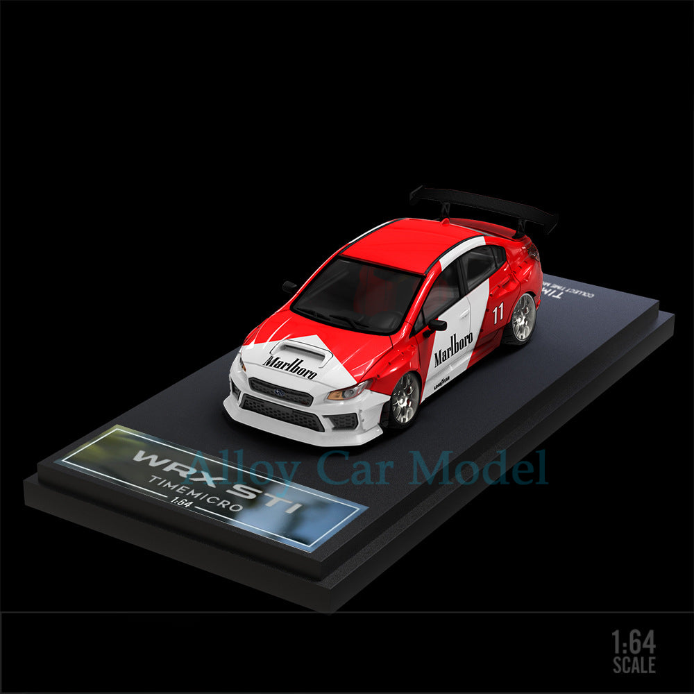 TimeMicro 1:64 Subaru WRX STI Marlboro JPS Livery Die MODCOLS