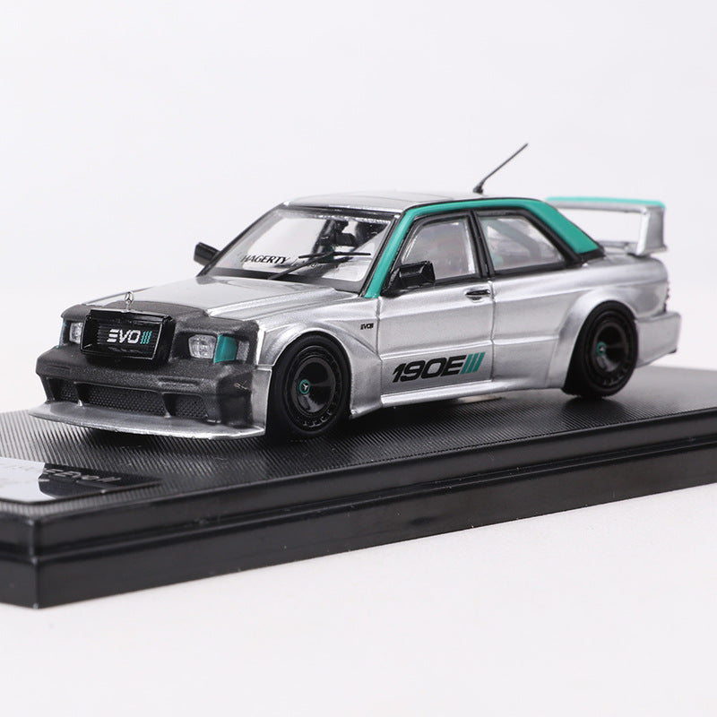 RM Rhino 1:64 Mercedes Benz 190E EVO II Widebody Custom Diecast Model MODCOLS