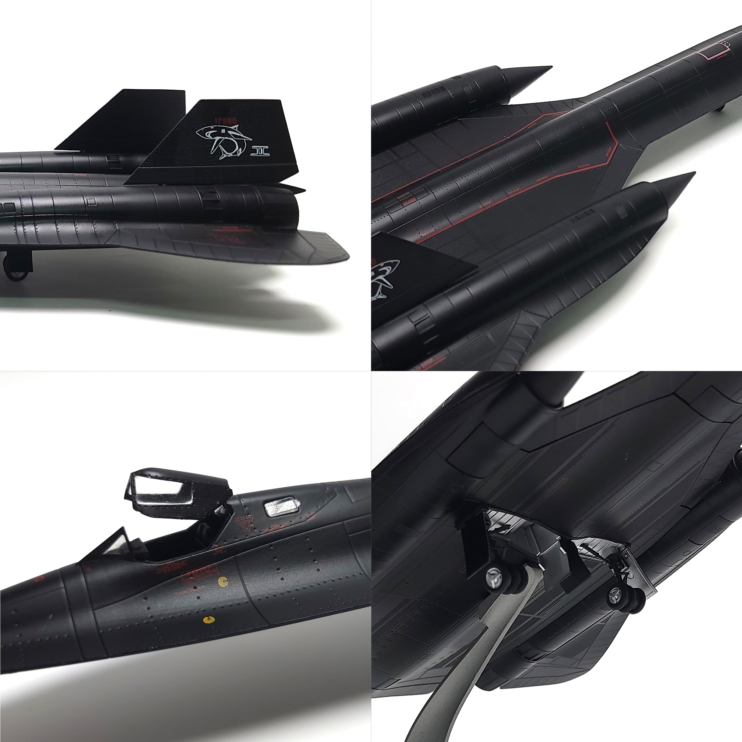 1/72 SR-71A Blackbird Die-cast Aircraft Model – Military Jet Collectible
