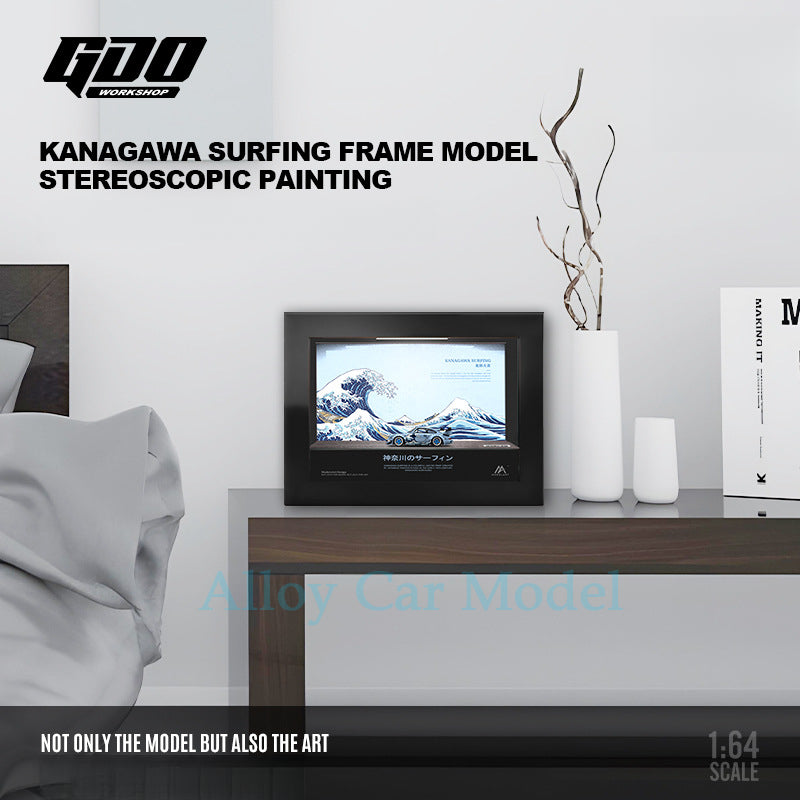 TM X GDO 1:64 RWB964 The Great Wave off Kanagawa Die cast Model MODCOLS