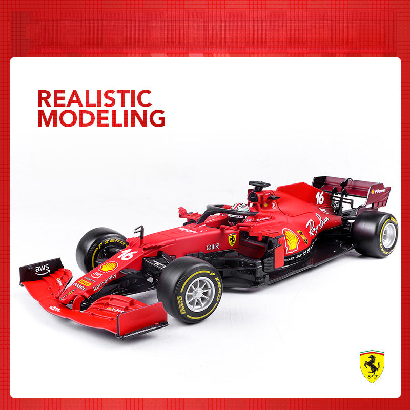 Bburago 1:18 2021 Ferrari SF21 Formula 1 Diecast Model MODCOLS