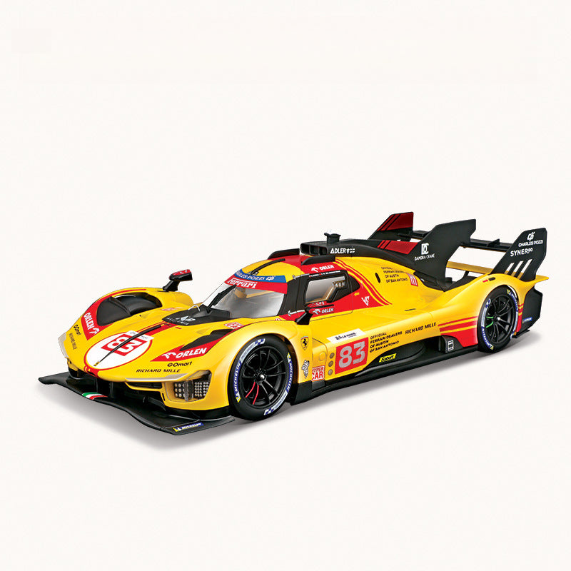 Bburago 1:18 Ferrari Le Mans 499P Ye Yifei No. 83 Die cast Car Model MODCOLS