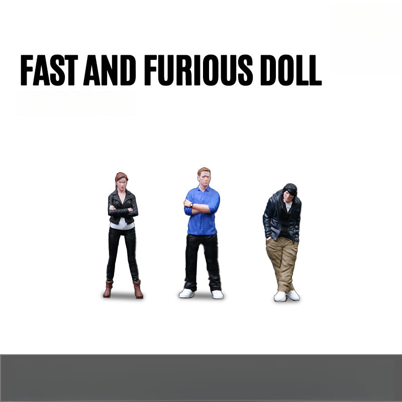 MoreArt 1:64 Fast & Furious Figure Set A MODCOLS