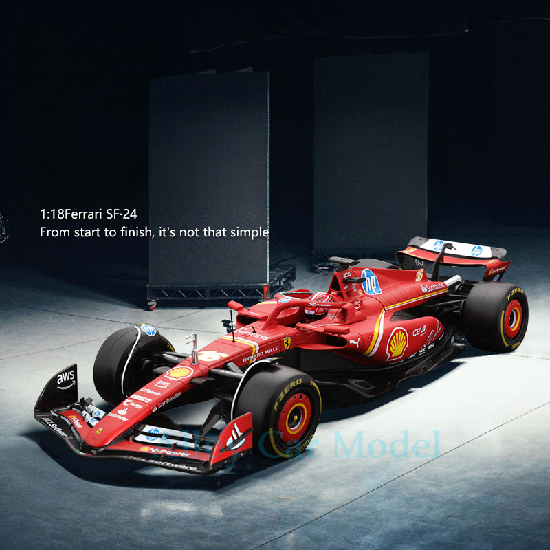 2024 Bburago 1:18 Ferrari SF24 Formula 1 Die cast Model Car F1 Collectible Replica MODCOLS