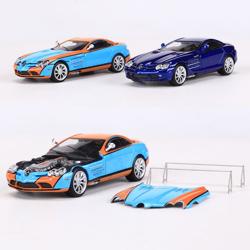 Stance Hunters 1:64 Mercedes Benz SLR Diecast Model – Openable Supercar MODCOLS