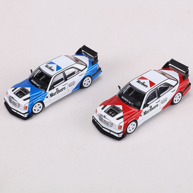 RM Rhino 1:64 Mercedes Benz 190E W201 Widebody Marlboro Edition Diecast Model MODCOLS