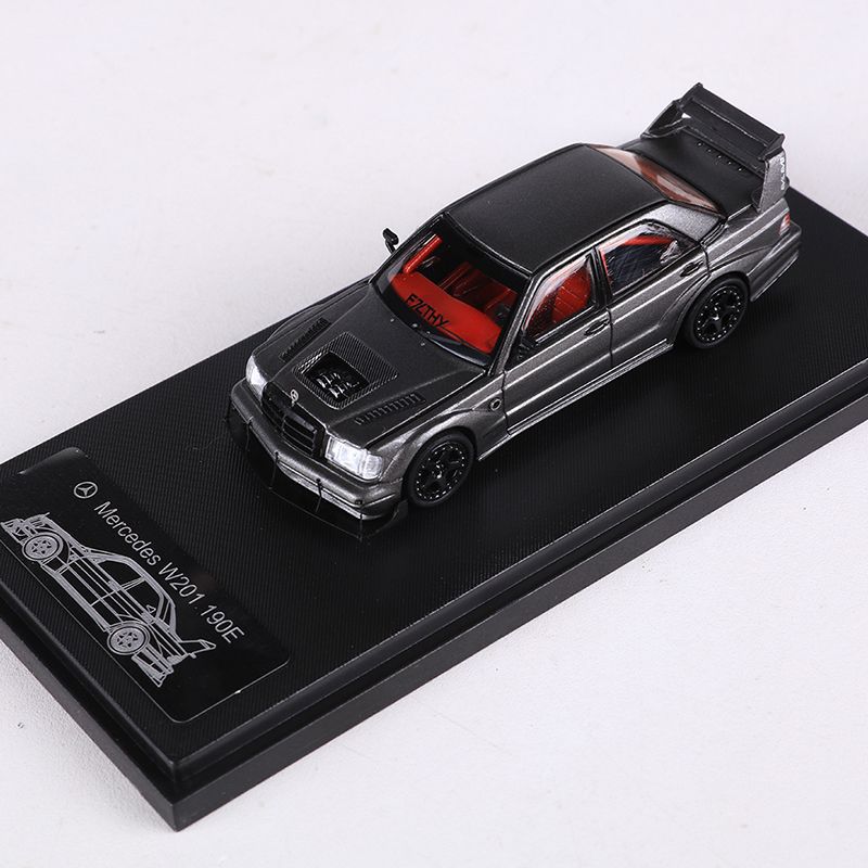 RM Rhino 1:64 Mercedes Benz 190E EVO II Widebody Custom Diecast Model MODCOLS