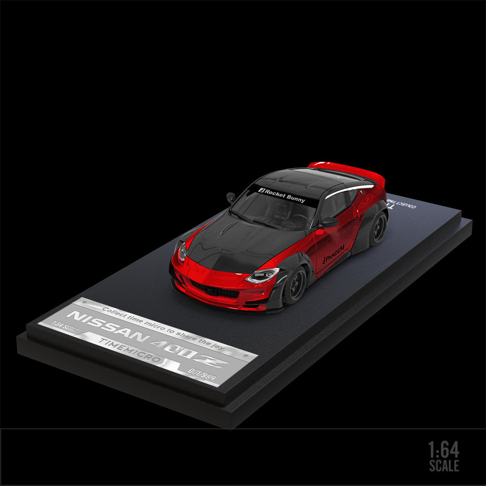 TimeMicro 1:64 Nissan 400Z Red/Black & Orange/Black Diecast Model MODCOLS