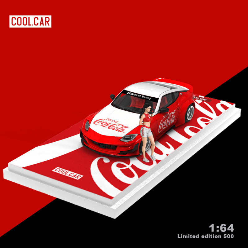 Cool Car 1:64 Nissan 400Z Diecast Model – Coca Cola Livery MODCOLS
