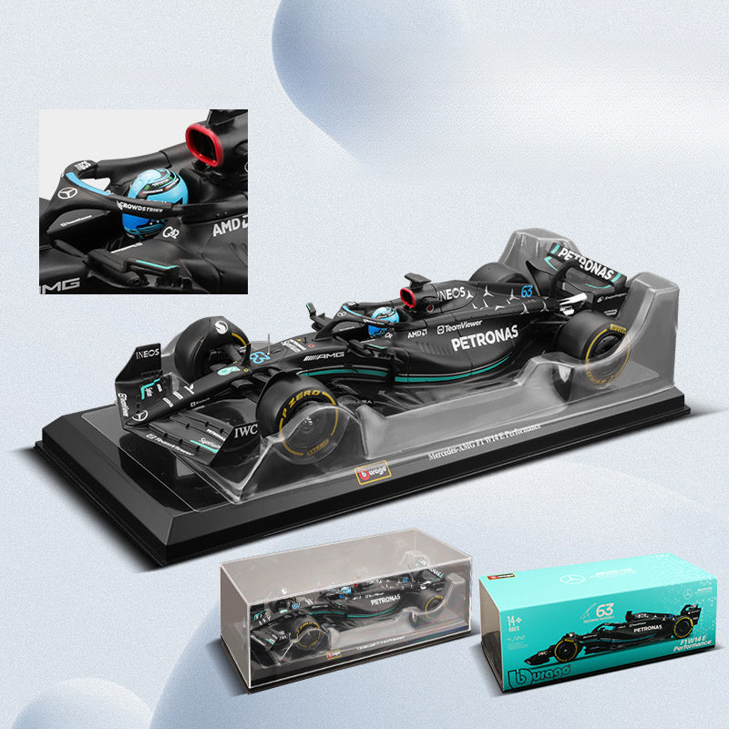 Bburago 1:24 Mercedes AMG W14 F1 2023 Die Cast Model Car MODCOLS