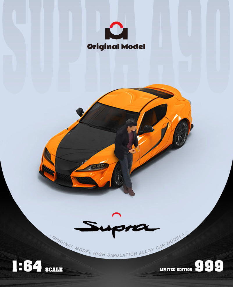 Original Model 1:64 Toyota Supra A90 Fast & Furious Die Cast Alloy Car MODCOLS