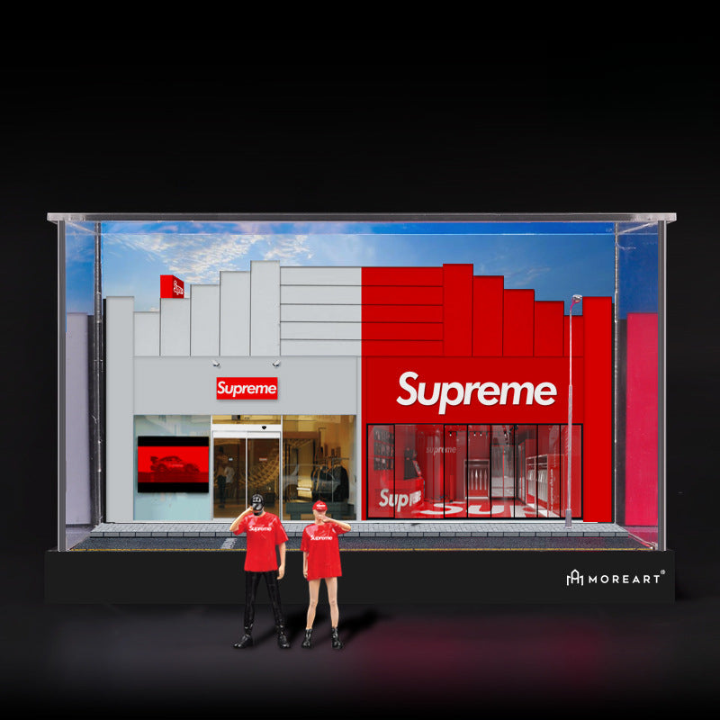 MoreArt 1:64 Supreme Scene Diorama with Trendy Figurines