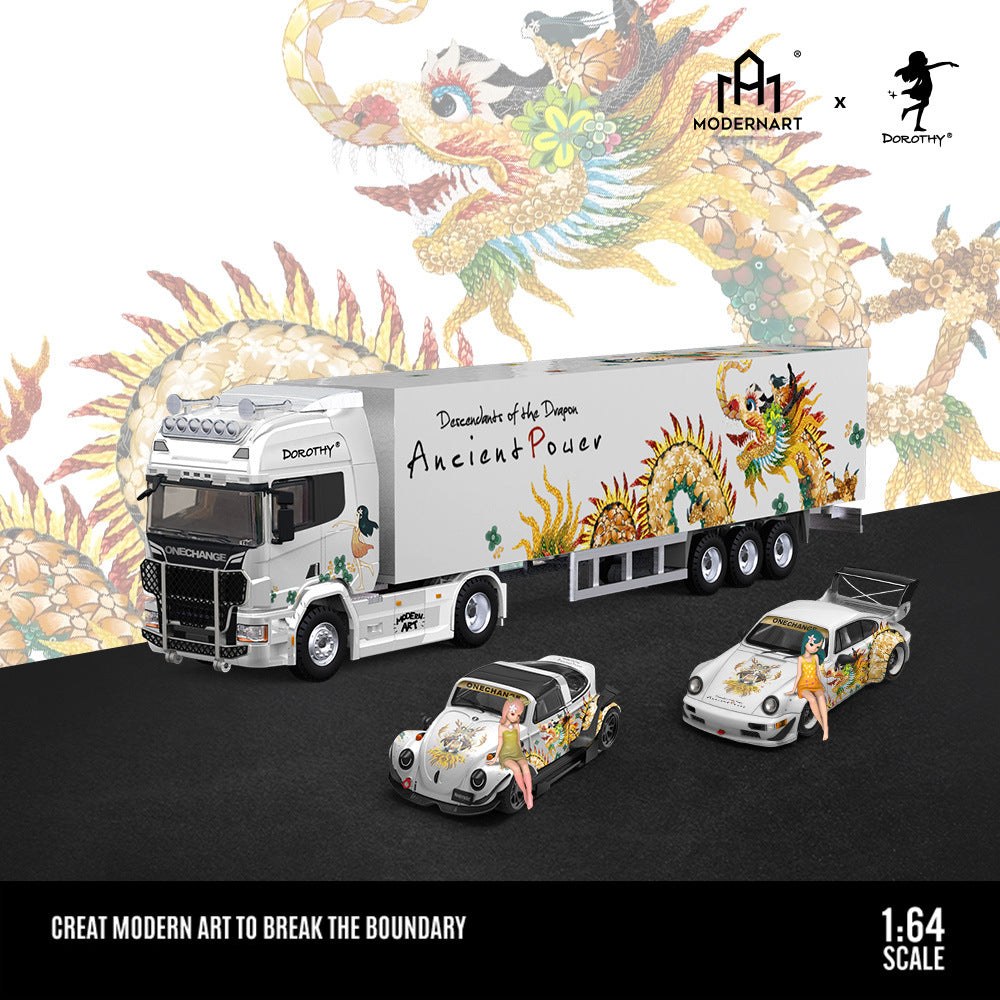 MODERNART 1:64 Dorothy Flower Dragon Series Diecast Cars MODCOLS