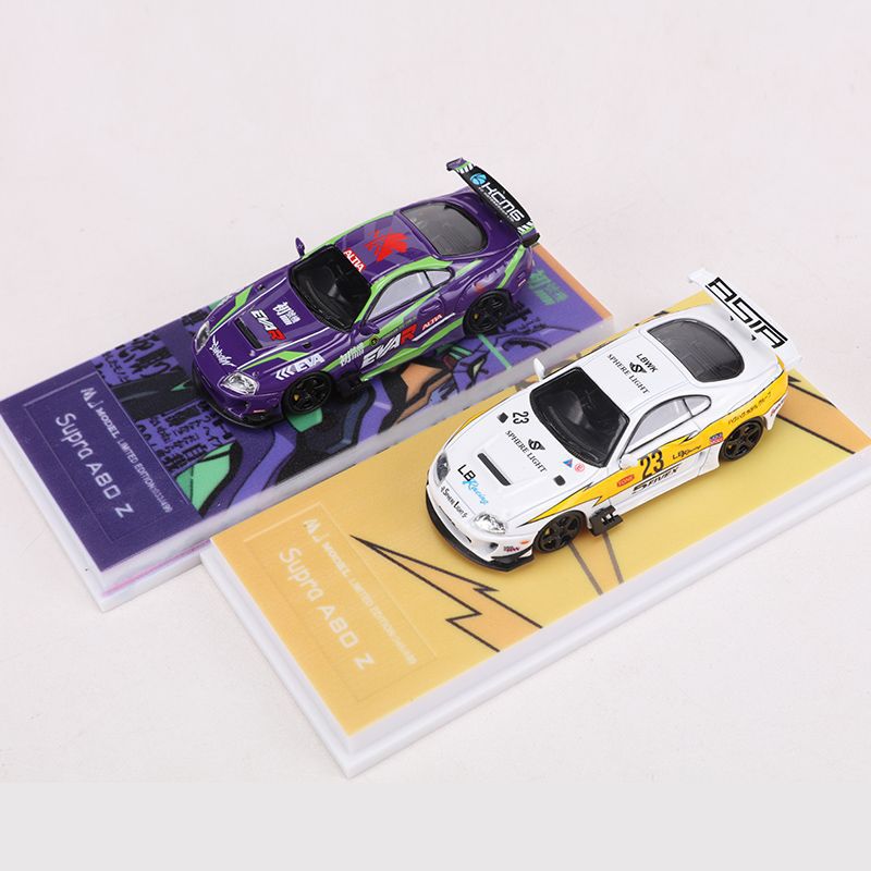 MJ 1:64 Toyota Supra A80 Z Lightning/Elva Custom Diecast Model MODCOLS
