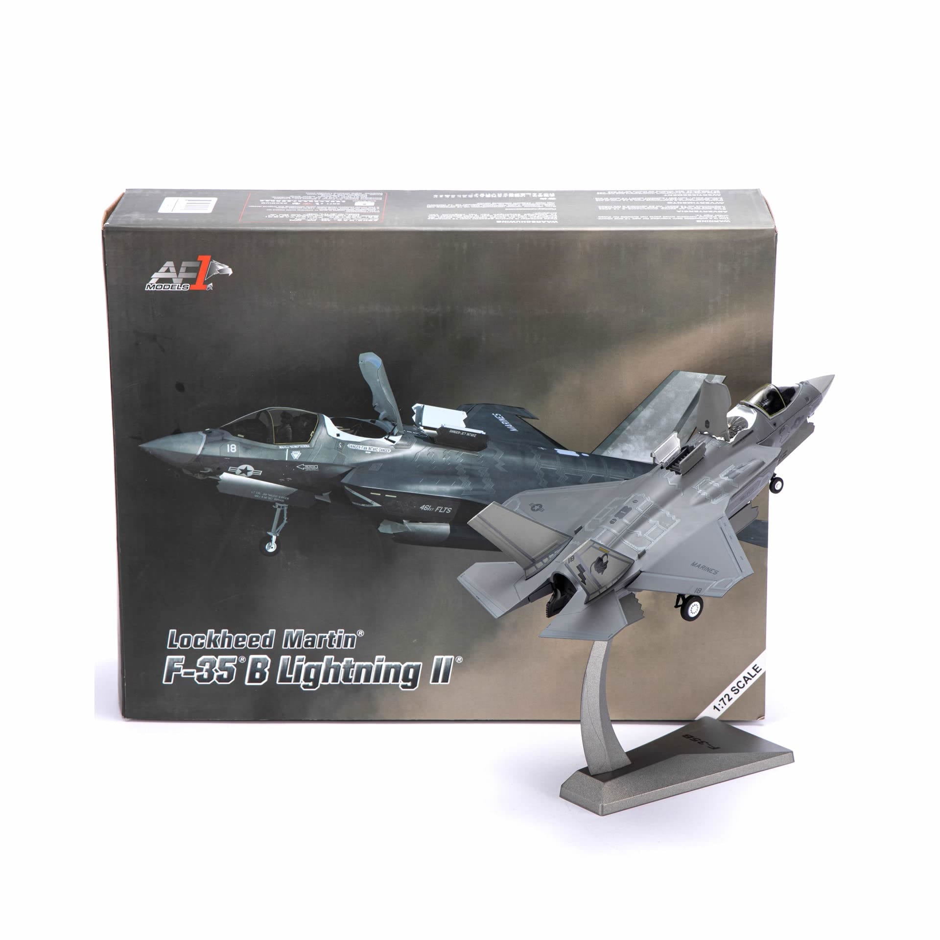 1/72 F-35B Lightning II Fighter Jet Die-cast Model – 3 Versions Pre-built