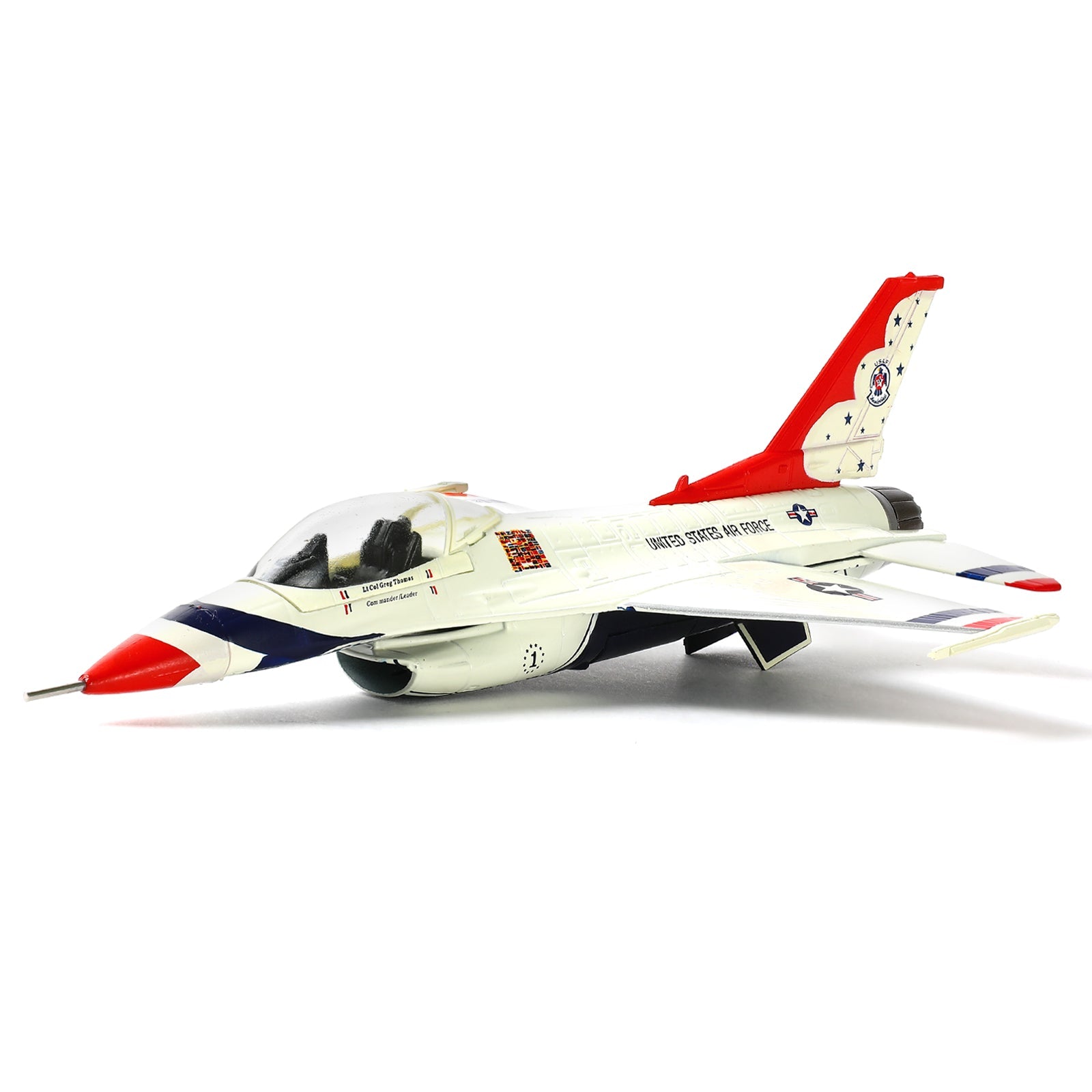 1/100 F-16C Thunderbird Diecast Fighter Jet Model – USAF Display Aircraft