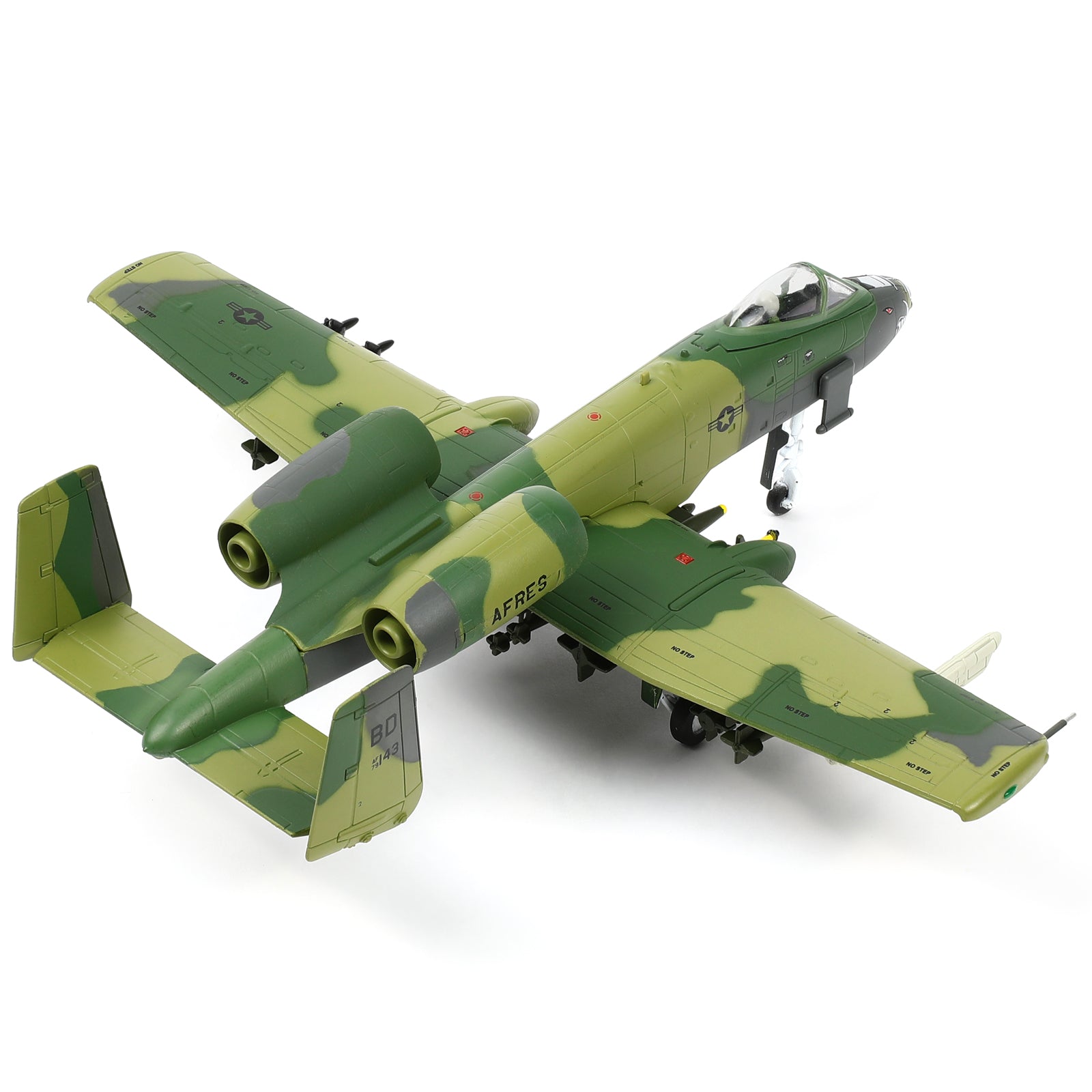 1/100 A-10 Thunderbolt II Warthog Die-cast Aircraft Model
