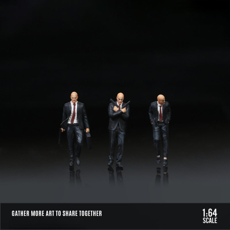 MoreArt 1:64 Professional Agent Figurine Resin Model Set MODCOLS