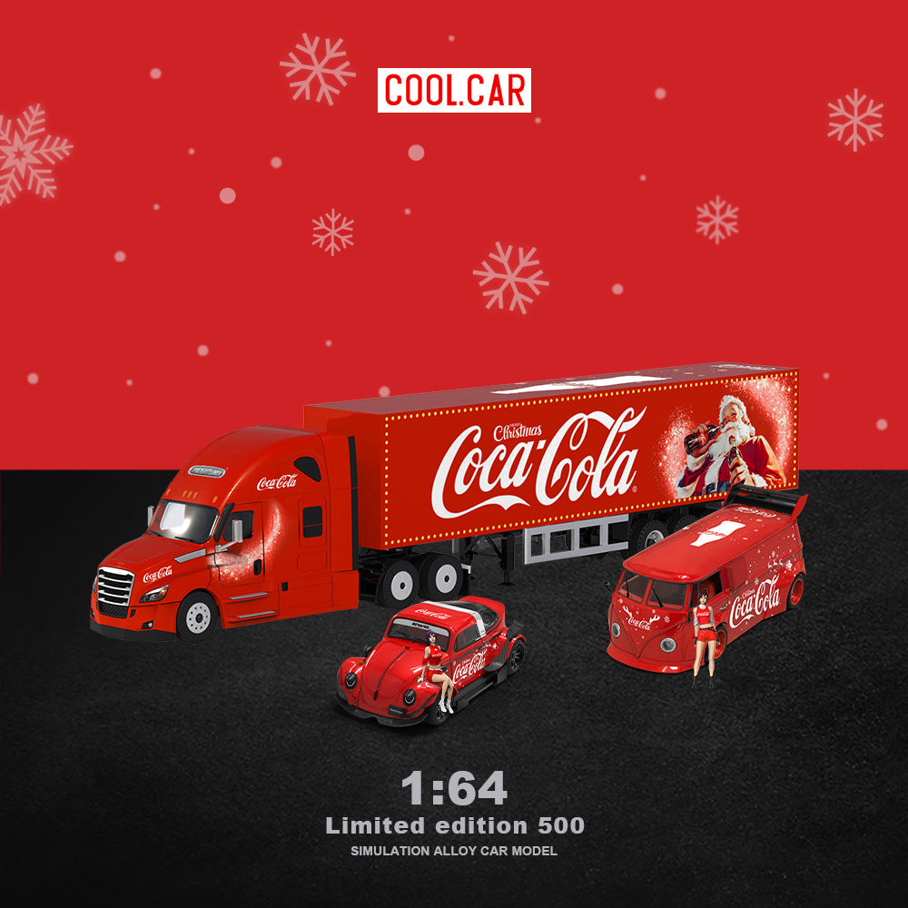 Cool Car 1:64 Christmas Edition Cola Livery Die cast Alloy Car Model Set MODCOLS