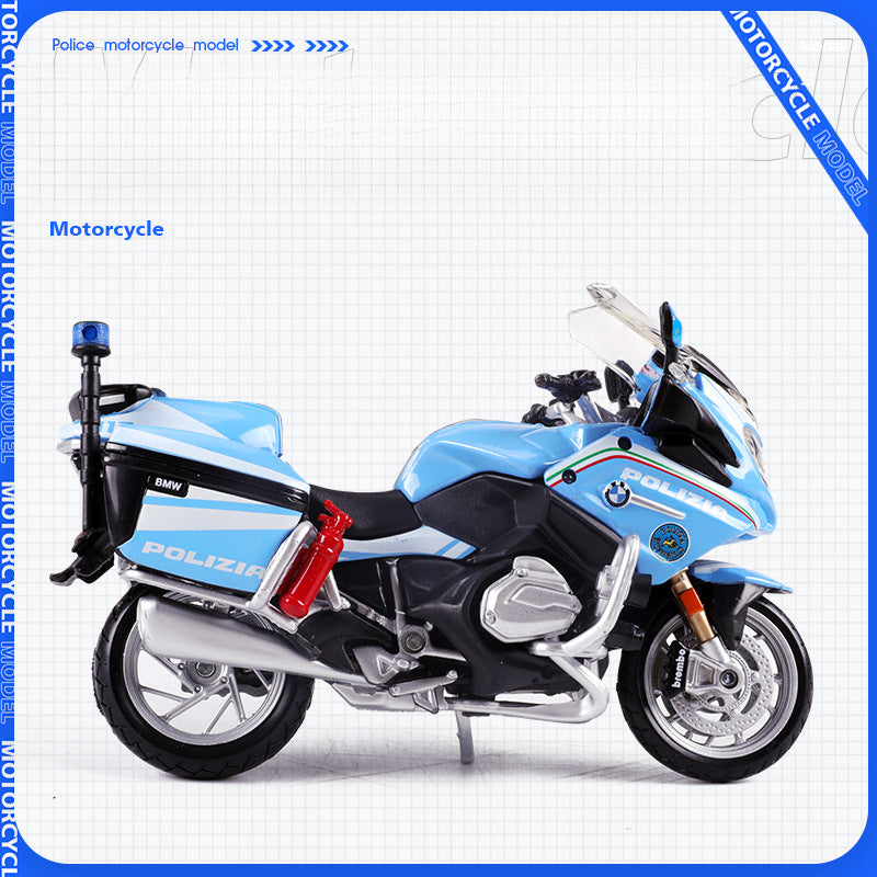 Maisto 1:18 BMW R1200RT & Yamaha FJR1300A Police Motorcycle Models MODCOLS