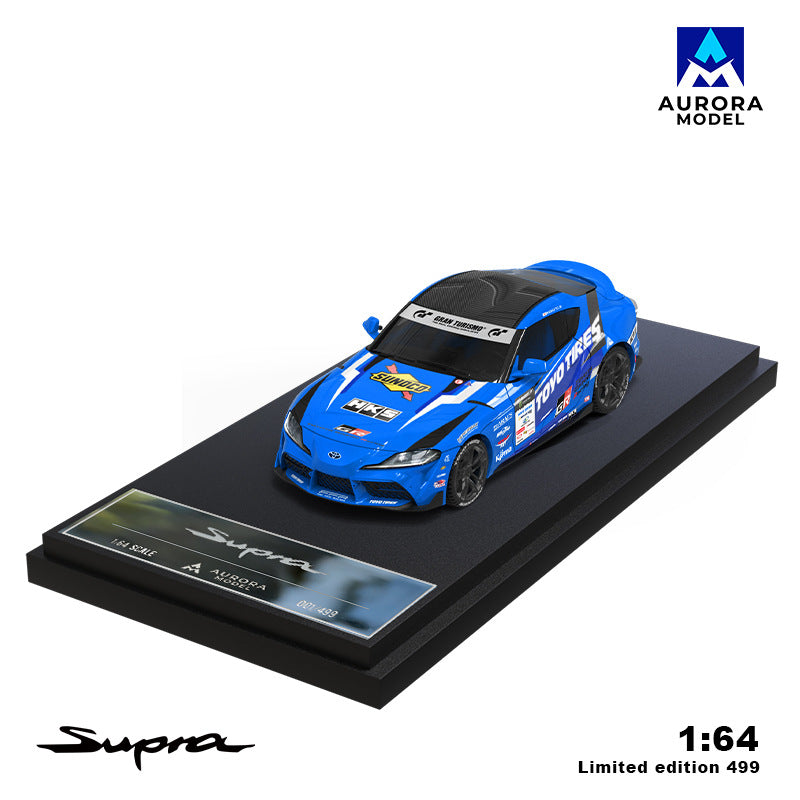 1:64 AM Toyota Supra A90 Toyo Tires D1GP Drift Car Diecast Model MODCOLS