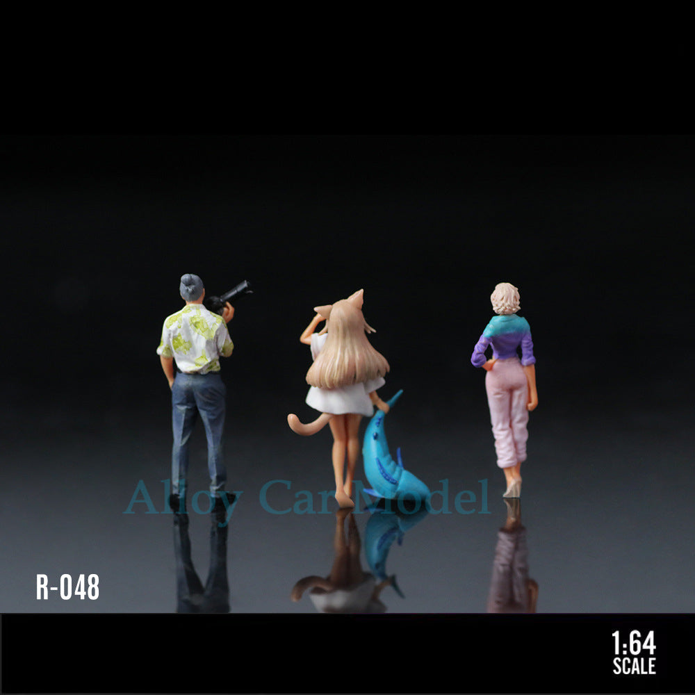 MoreArt 1:64 Anime Girl Photographer Resin Figure Set MODCOLS