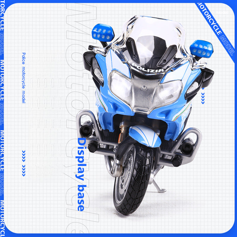 Maisto 1:18 BMW R1200RT & Yamaha FJR1300A Police Motorcycle Models MODCOLS