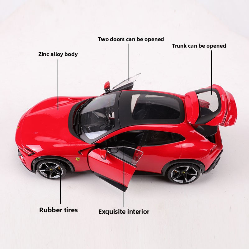 Bburago 1:25 Ferrari Purosangue SUV Diecast Model MODCOLS
