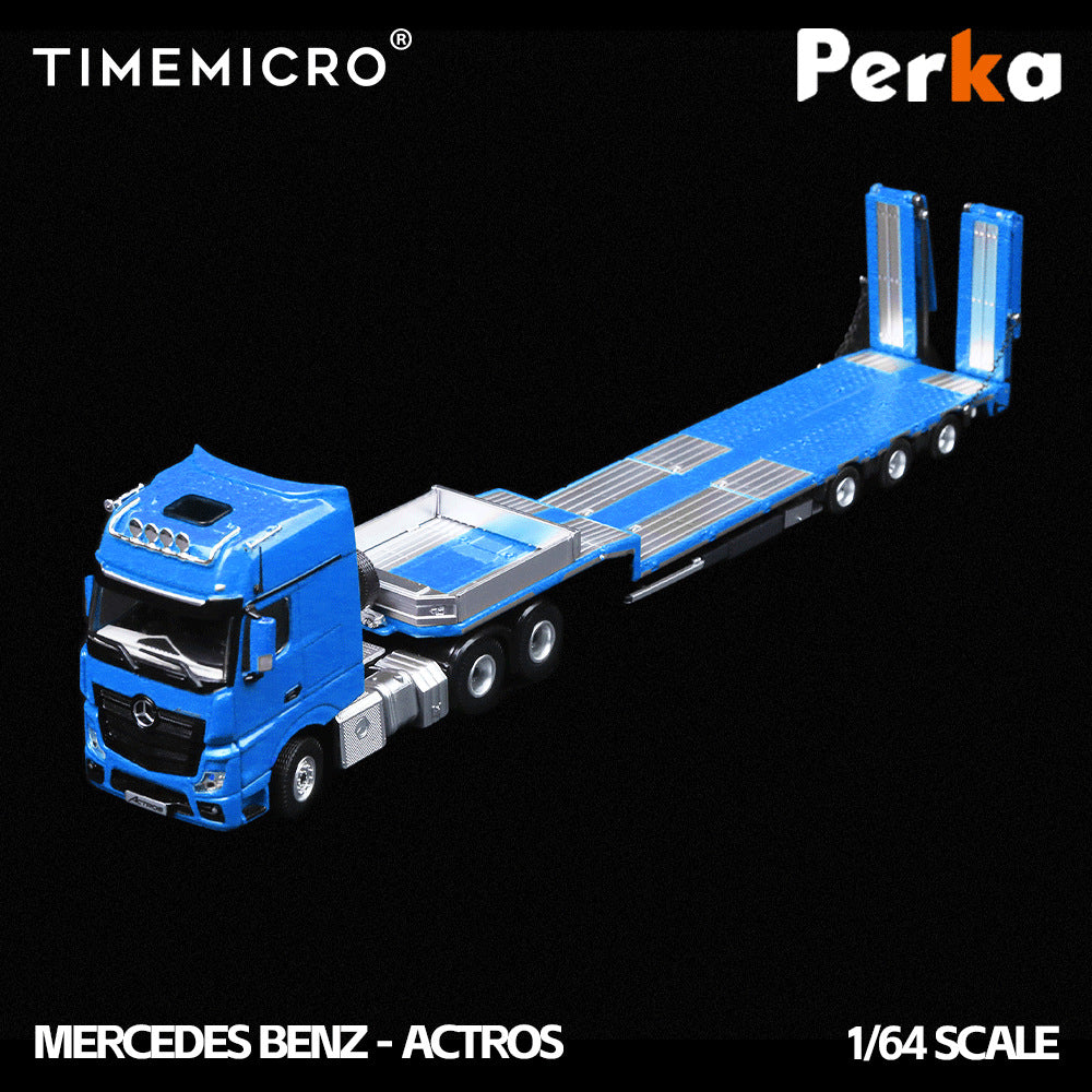 TimeMicro & Perka 1:64 Flatbed Transport Truck Die Cast Model MODCOLS