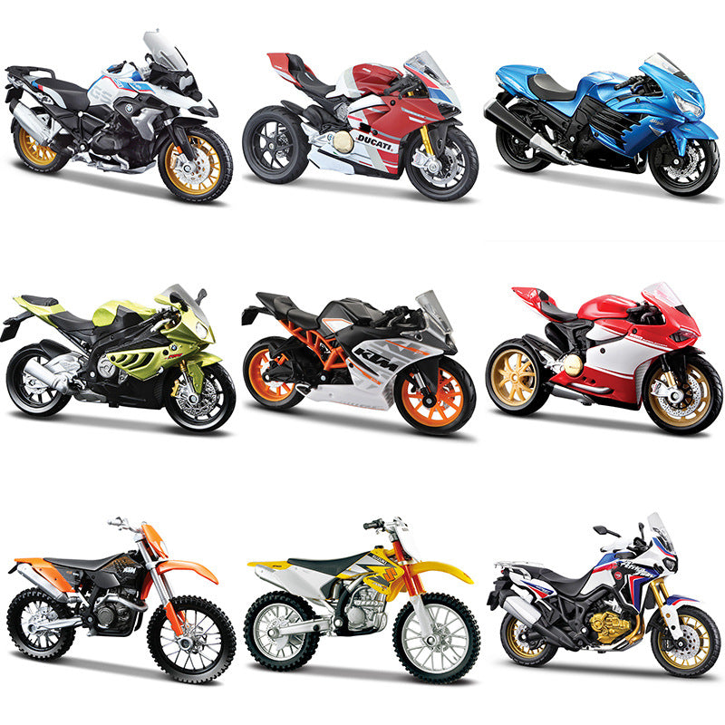 Maisto 1:18 Kawasaki / Ducati / BMW Motorcycle Diecast Model MODCOLS