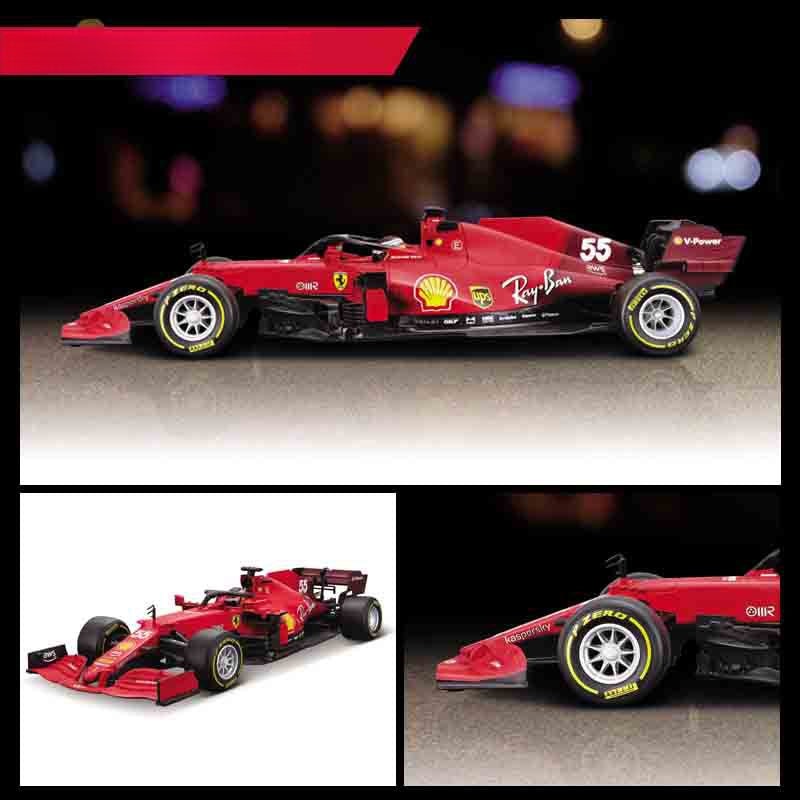 Bburago 1:18 2021 Ferrari SF21 Formula 1 Diecast Model MODCOLS