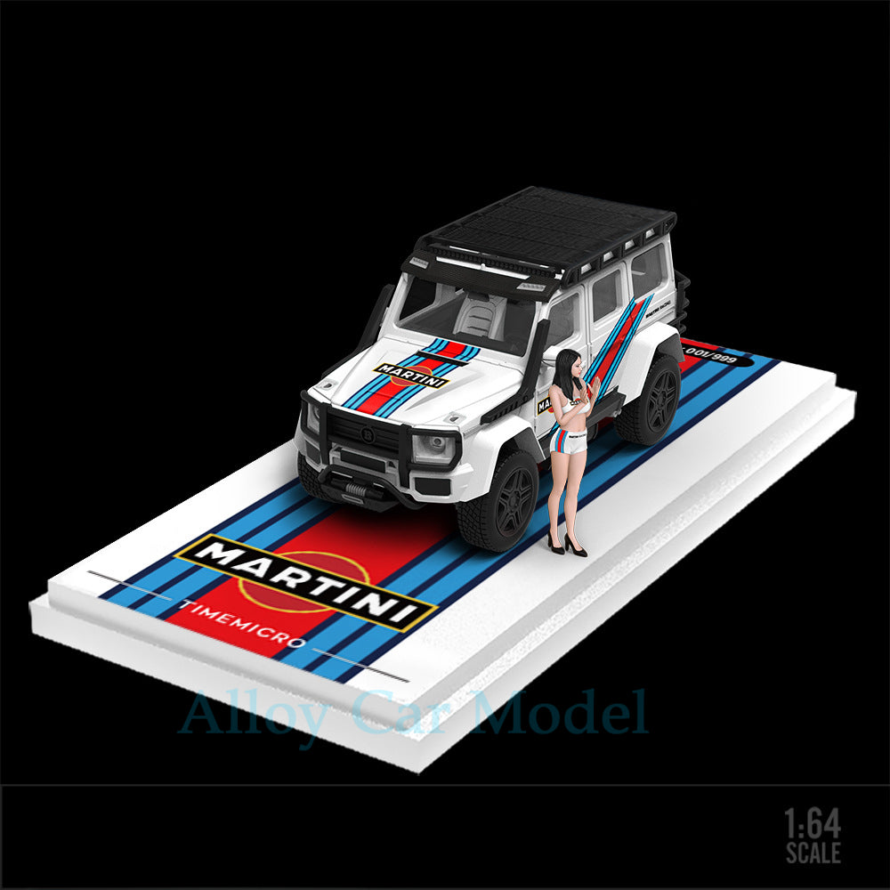 TimeMicro 1:64 Martini Livery Trailer Diecast Model Set MODCOLS