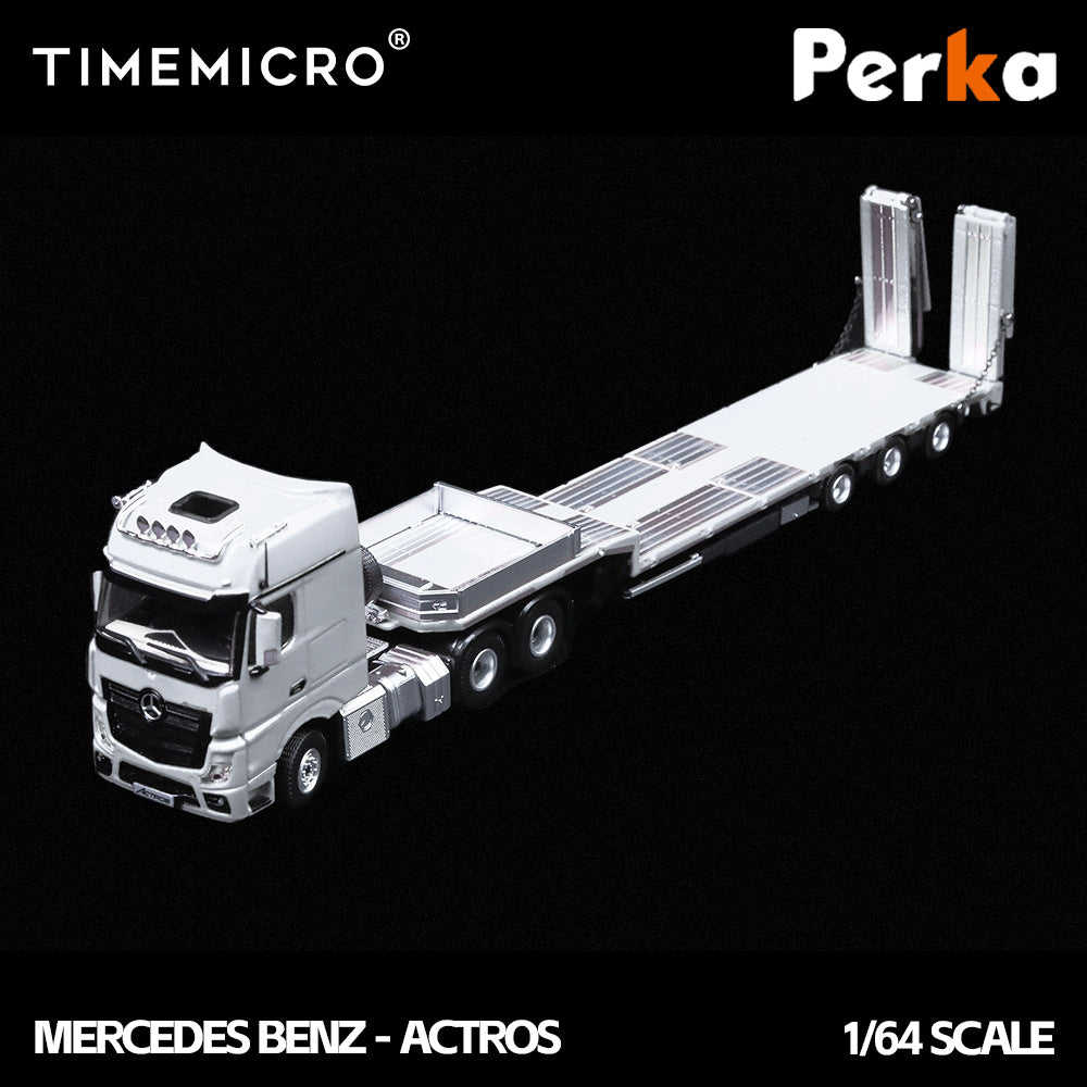 TimeMicro & Perka 1:64 Flatbed Transport Truck Die Cast Model MODCOLS