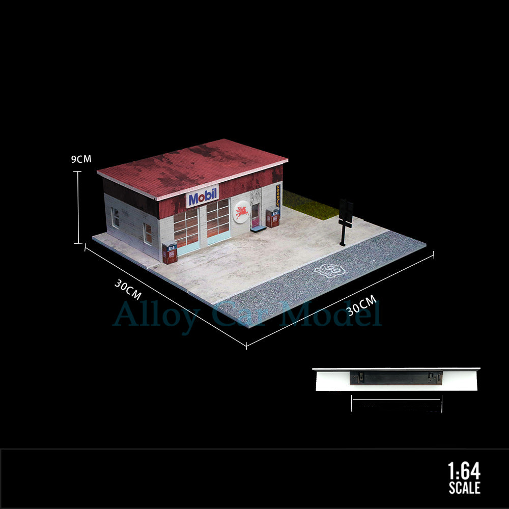 MoreArt 1:64 Route 66 Light Up Diorama Scene Model MODCOLS