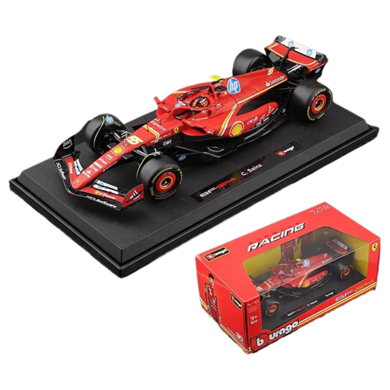 2024 Bburago 1:18 Ferrari SF24 Formula 1 Die cast Model Car F1 Collectible Replica MODCOLS