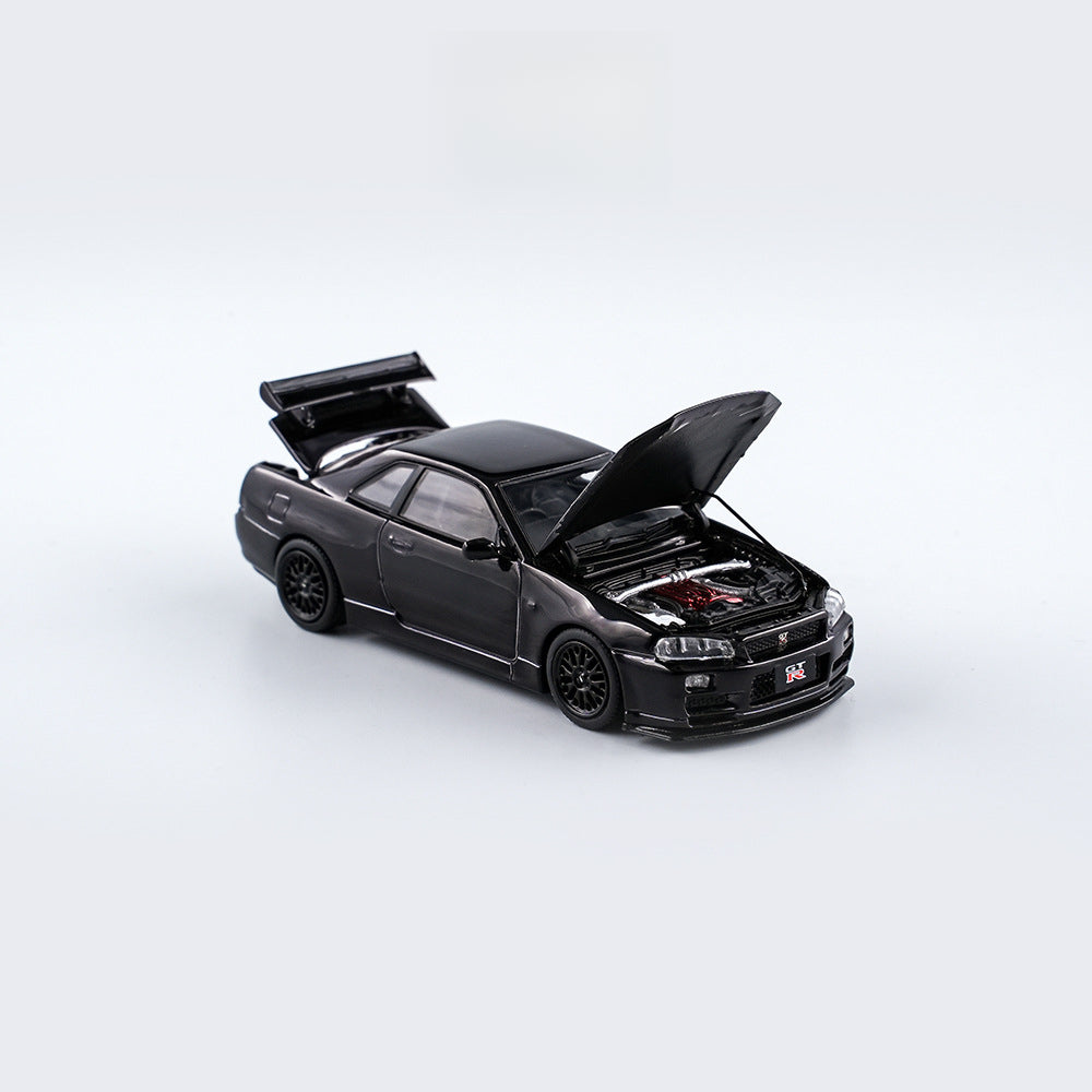 AURORA MODEL 2024 Auto Tuning Expo Limited 1:64 GT R R34 Diecast Model MODCOLS