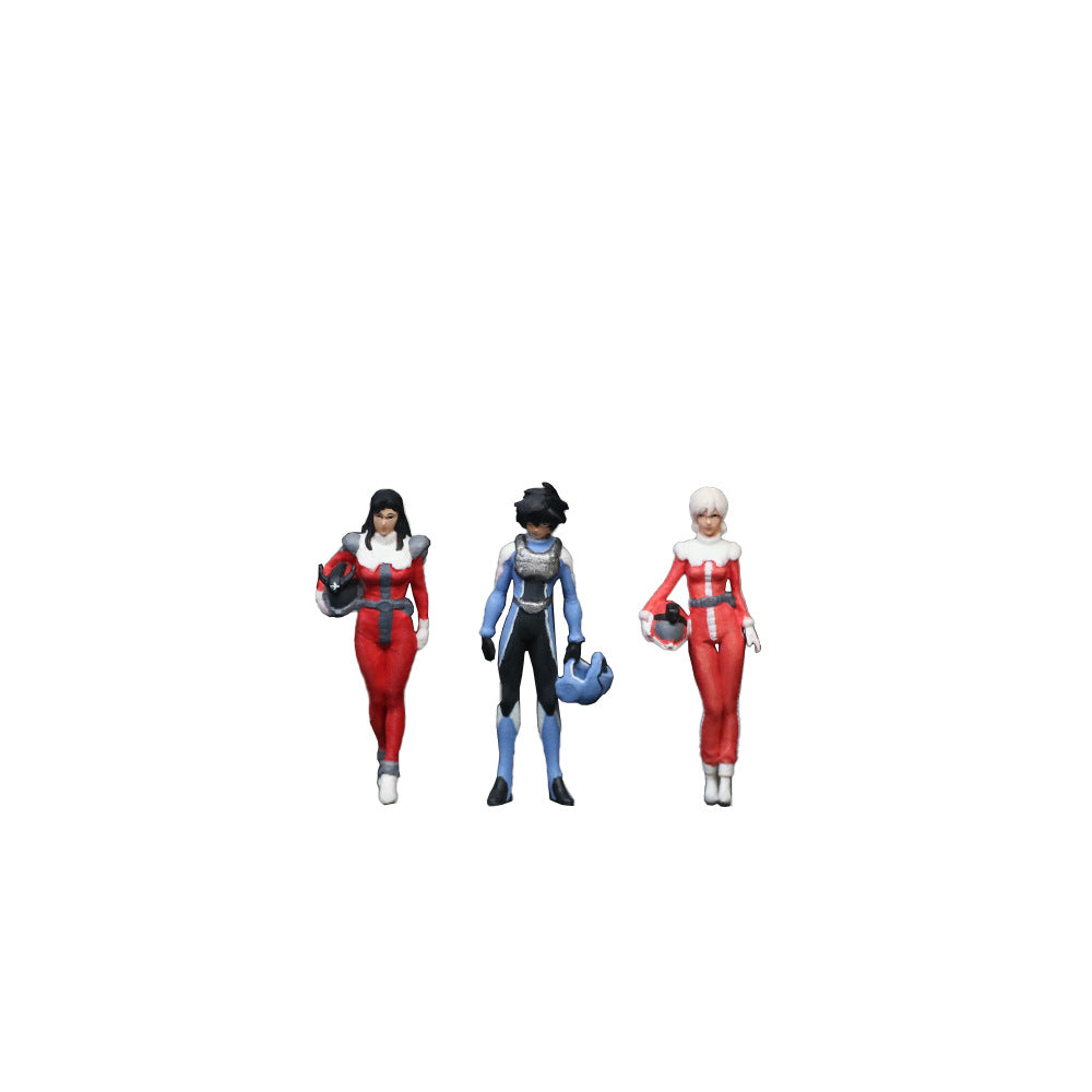 MoreArt 1:64 Mecha Pilot Figure Set Resin Model MODCOLS