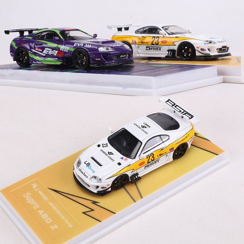 MJ 1:64 Toyota Supra A80 Z Lightning/Elva Custom Diecast Model MODCOLS