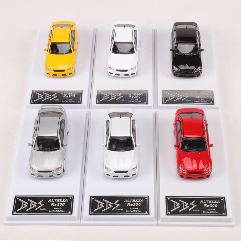 BBS Studio 1:64 Toyota Altezza RS200 Diecast Model – Classic JDM Collectible MODCOLS