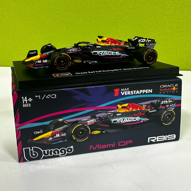 Bburago 1:43 Red Bull RB19 Miami GP 2023 F1 Diecast Model MODCOLS